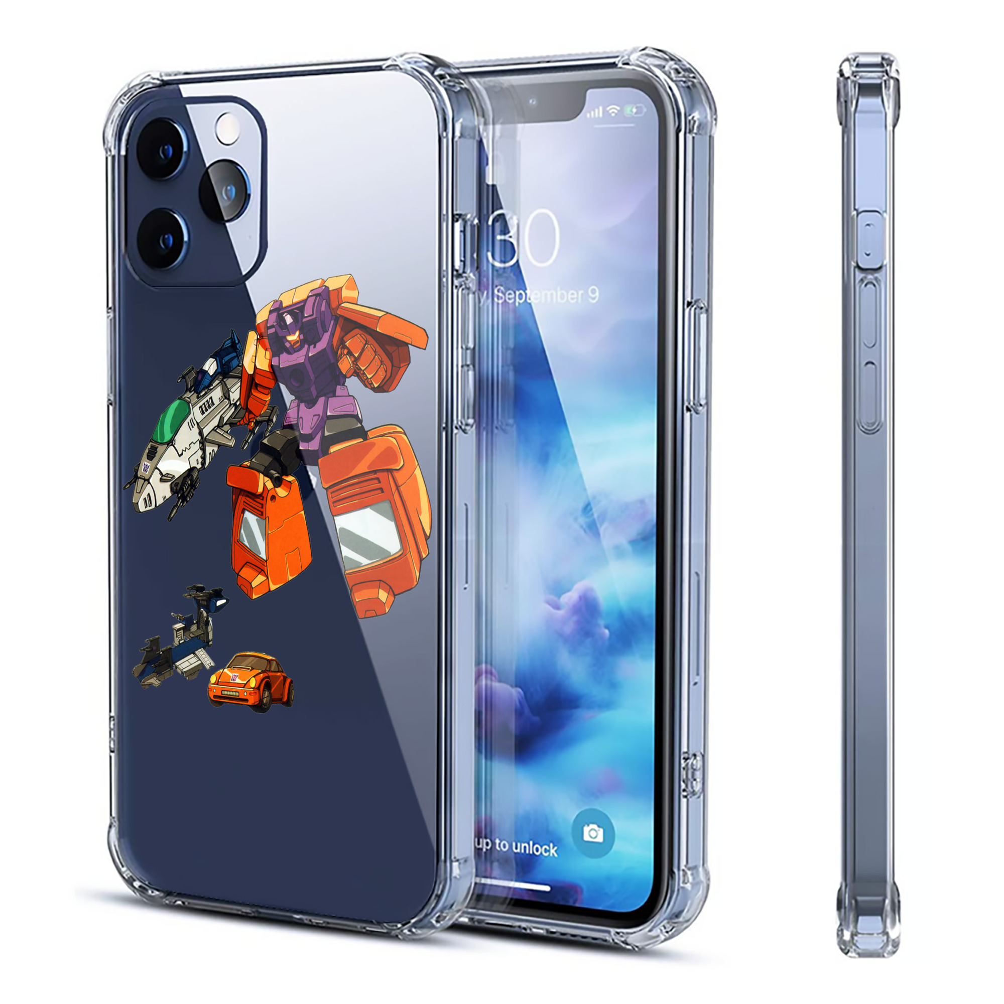 （画像用）  【iPhone 12シリーズ対応】透明スマホケース（クリアソフトケース）